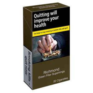 Richmond Green Filter Superkings - 20 Cigarettes